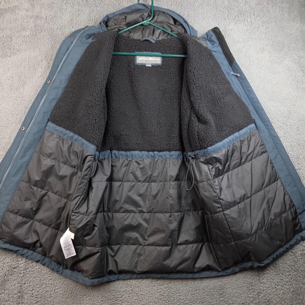 Eddie Bauer Rainfoil Insulated Parka Jacket Women Large Weather Edge Outdoor Ski - Picture 3 of 12